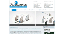 Desktop Screenshot of laudioprotesi.it